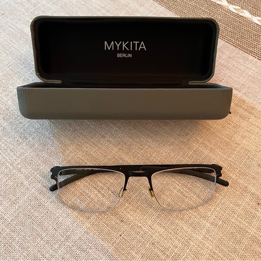 MYKITA Gray Designer Prescription Not Ted Glasses Size 140 - Picture 2 of 8